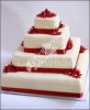 Svatební dort č.3024 tvarohová světlý