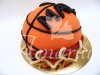 Basketbalový míč č.4054 pařížská šlehačka světlý