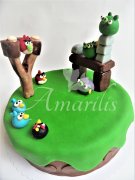 Angry birds č.2062 višňová tmavý