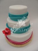 Svatební dort č. 3038