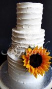 Svatební dort č.3039 pařížská šlehačka tmavý