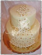 Svatební dort č.3003 višňovo-čokoládová světlý
