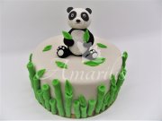 Panda č.5023 višňovo-čokoládová světlý