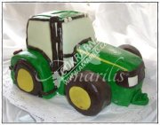 Traktor č.196 višňovo-čokoládová tmavý