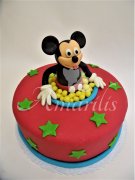 Mickey Mouse č.2064 višňovo-čokoládová tmavý