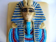 Faraon Tutanchamon č.4038 nugátová tmavý