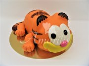 Garfield 3D č.2127 jahody se šlehačkou tmavý